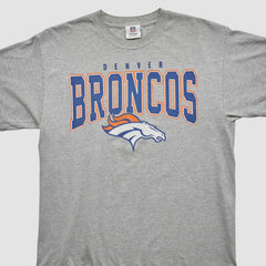 Denver Broncos NFL 2010s T-shirt Heather Gray Vintage | Fanatics