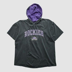 Colorado Rockies Logo 7 90s Hooded T-shirt - MLB