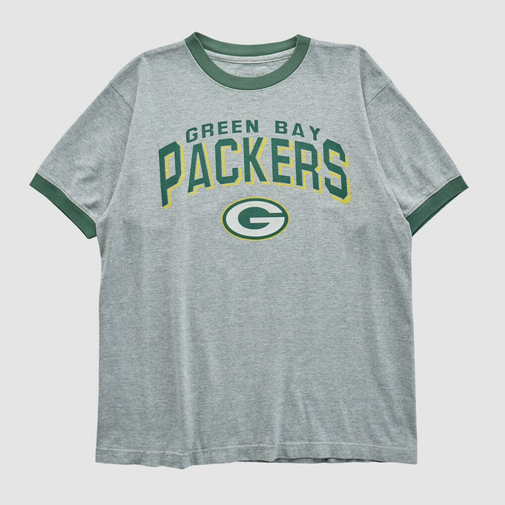 Green Bay Packers Reebok 2000s T-shirt Heather Gray Vintage | Fanatics