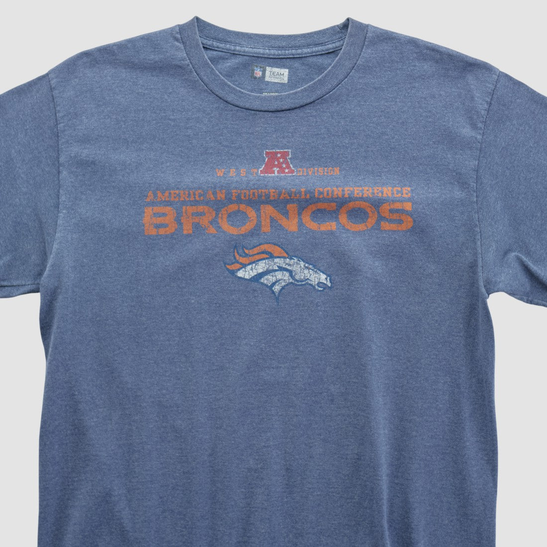 Denver Broncos NFL 2010s T-shirt Blue Vintage | Fanatics