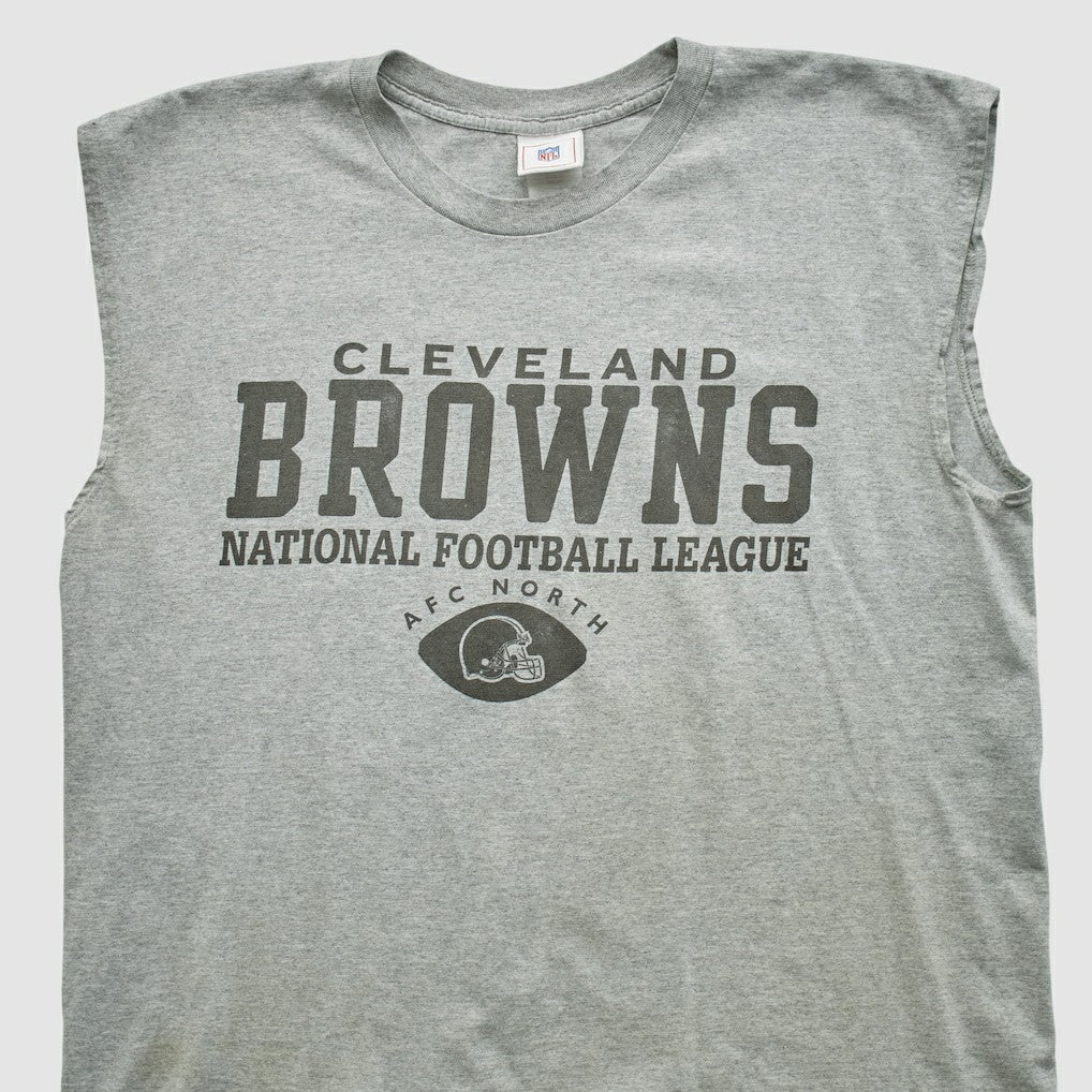 Cleveland Browns NFL 2000s Tank Heather Gray Vintage | Fanatics
