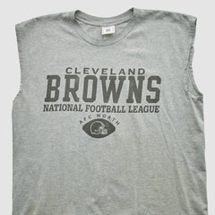 Cleveland Browns NFL 2000s Tank Heather Gray Vintage | Fanatics