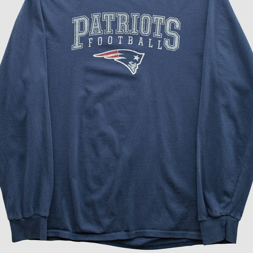 New England Patriots NFL 2010s Long Sleeve T-shirt Navy Vintage | Fanatics