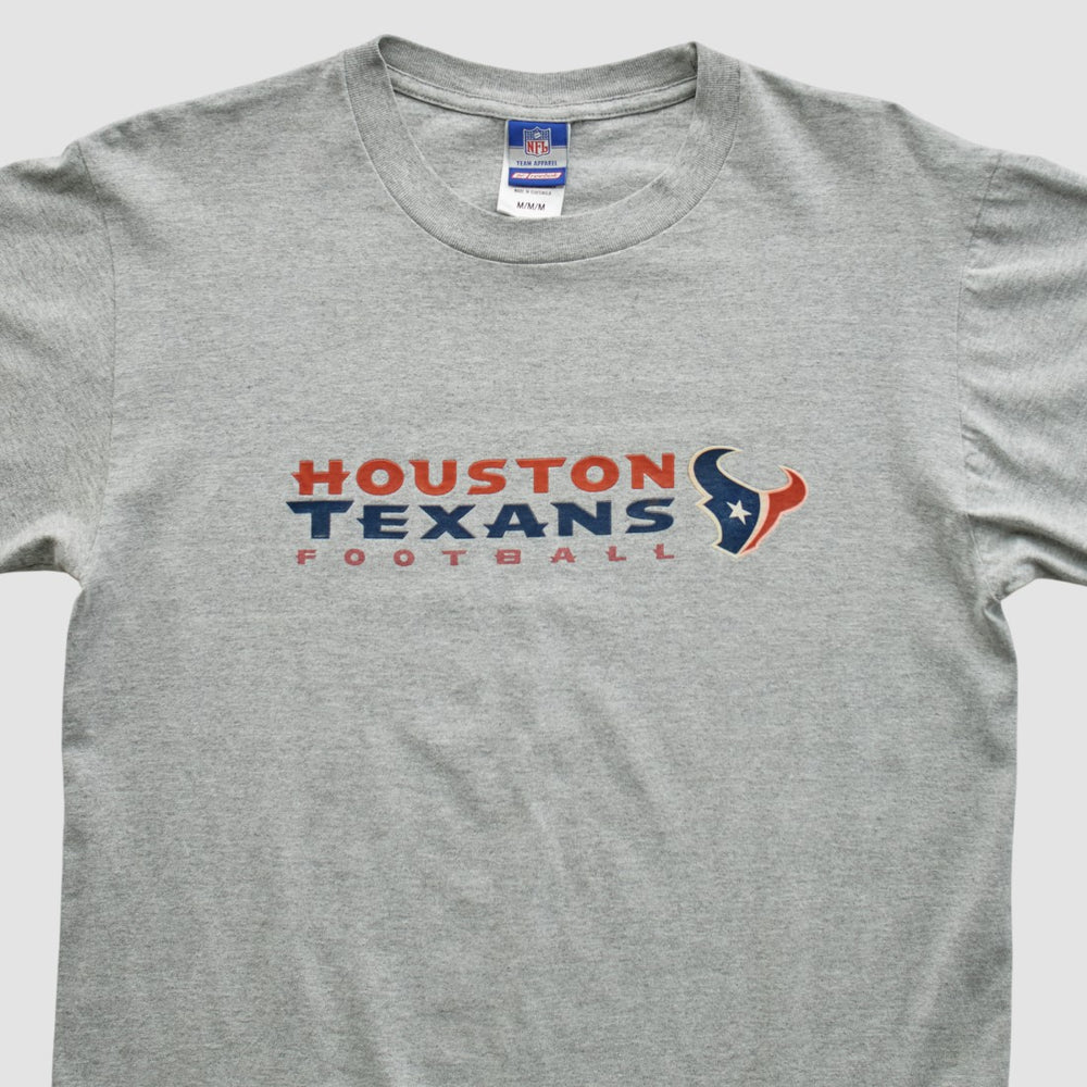 Houston Texans Reebok 2000s T-shirt Heather Gray Vintage | Fanatics