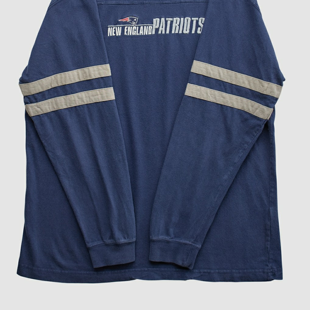 New England Patriots NFL 2000s Long Sleeve T-shirt Navy Vintage | Fanatics