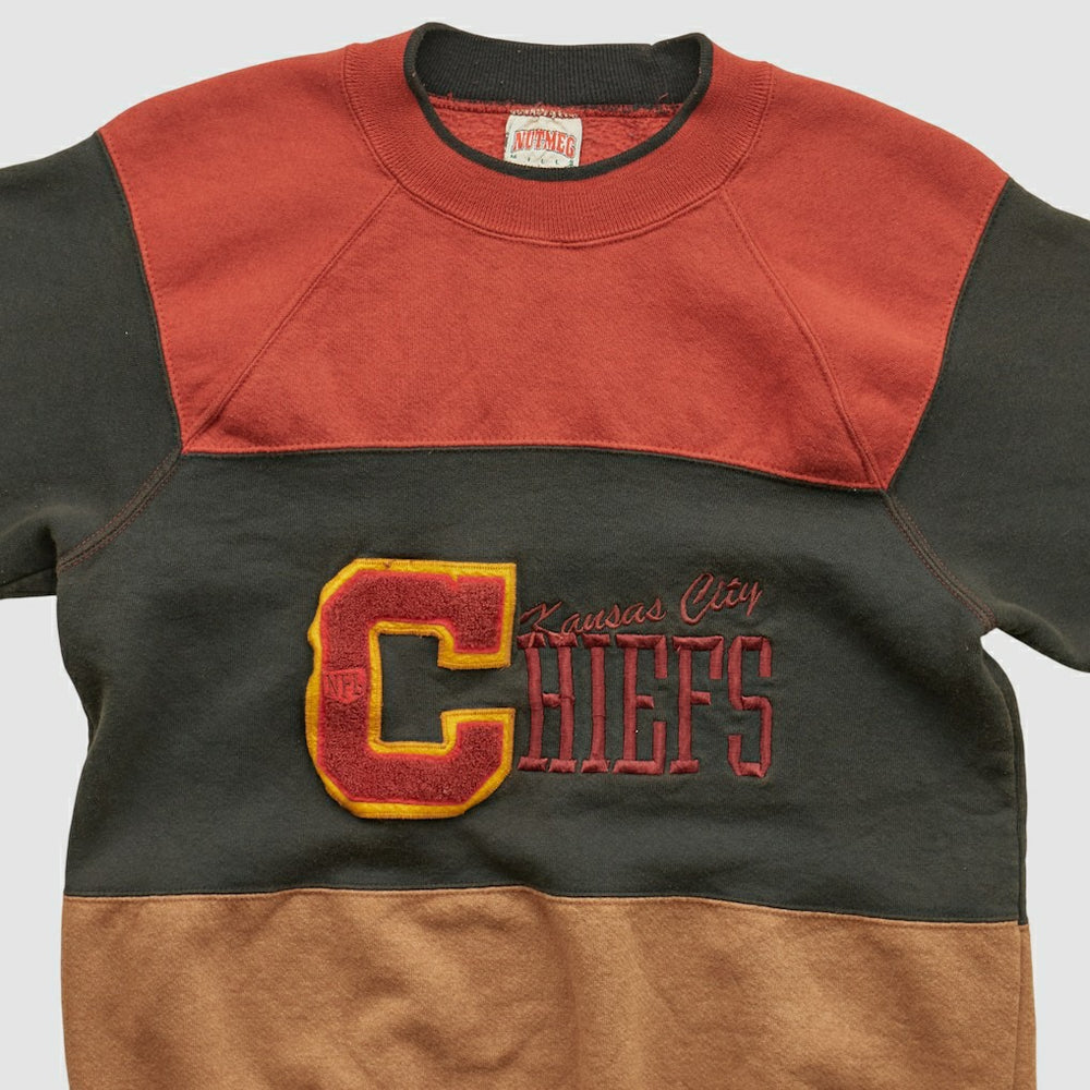 Kansas City Chiefs Nutmeg Mills 90s Pullover Sweatshirt Clay Vintage | Fanatics