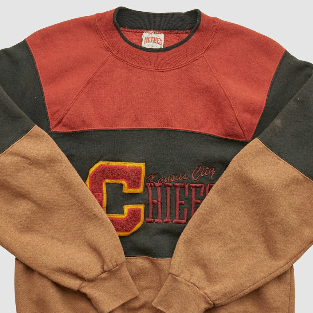 Kansas City Chiefs Nutmeg Mills 90s Pullover Sweatshirt Clay Vintage | Fanatics