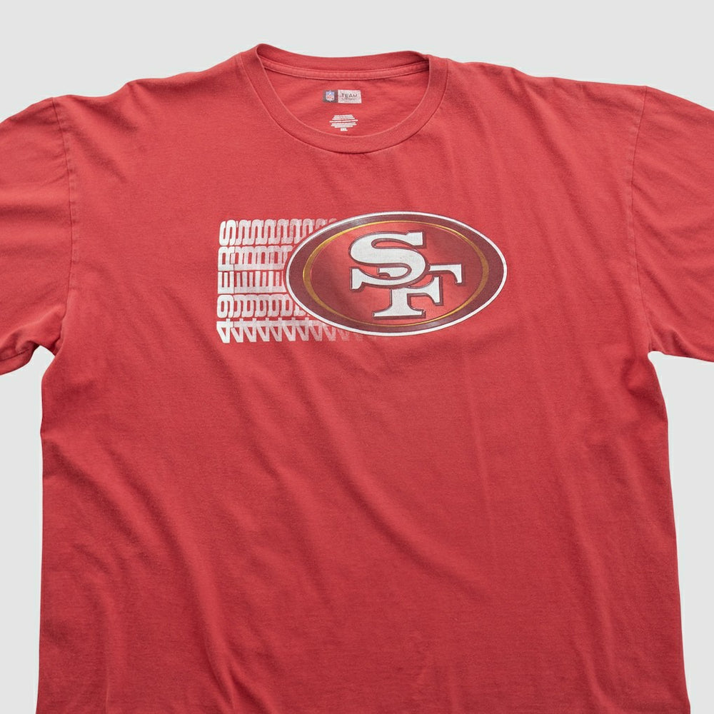 San Francisco 49ers NFL 2000s T-shirt Red Vintage | Fanatics