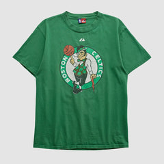 Boston Celtics Majestic 2000s T-shirt Green Vintage - NBA