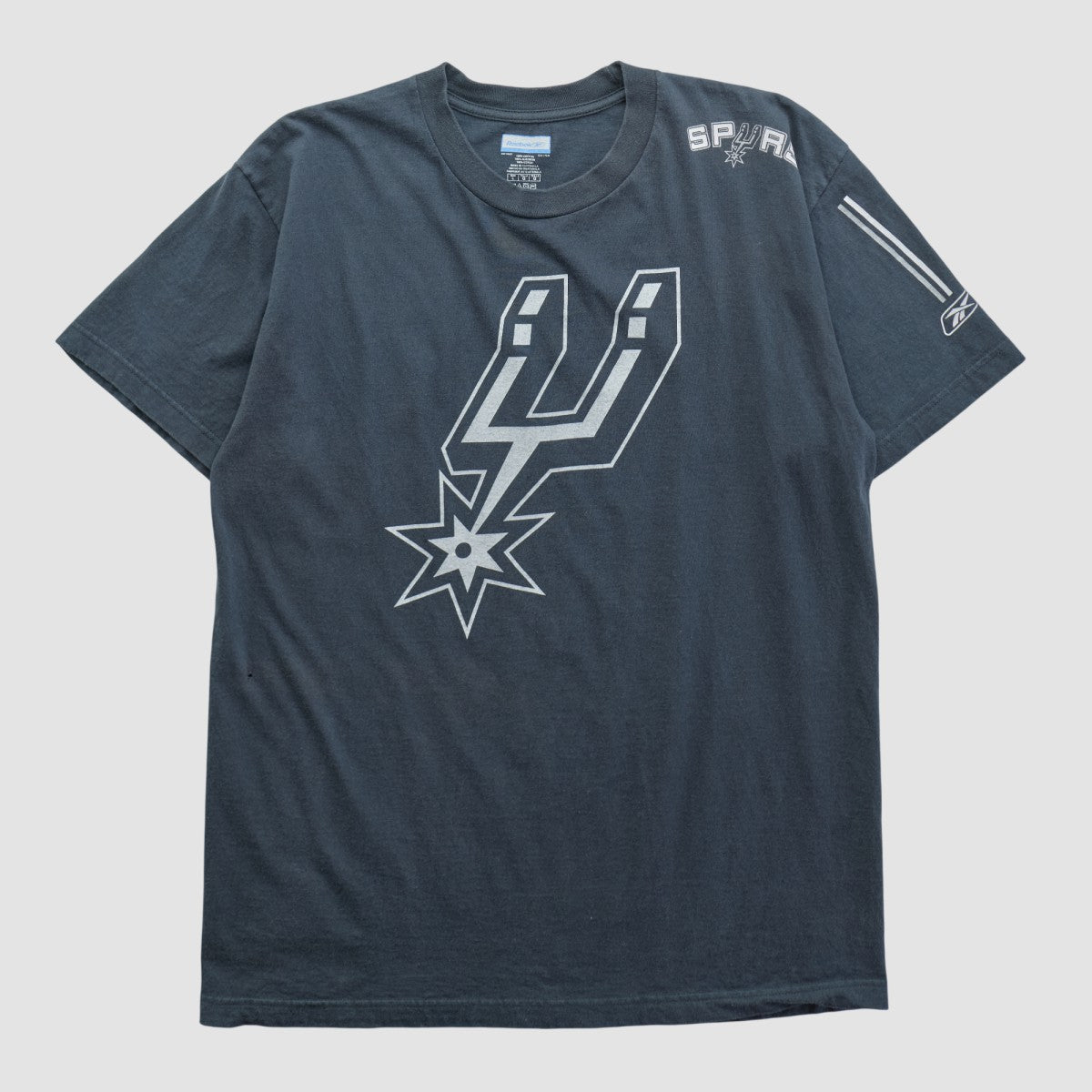 San Antonio Spurs Reebok 2000s T-shirt Black Vintage - NBA