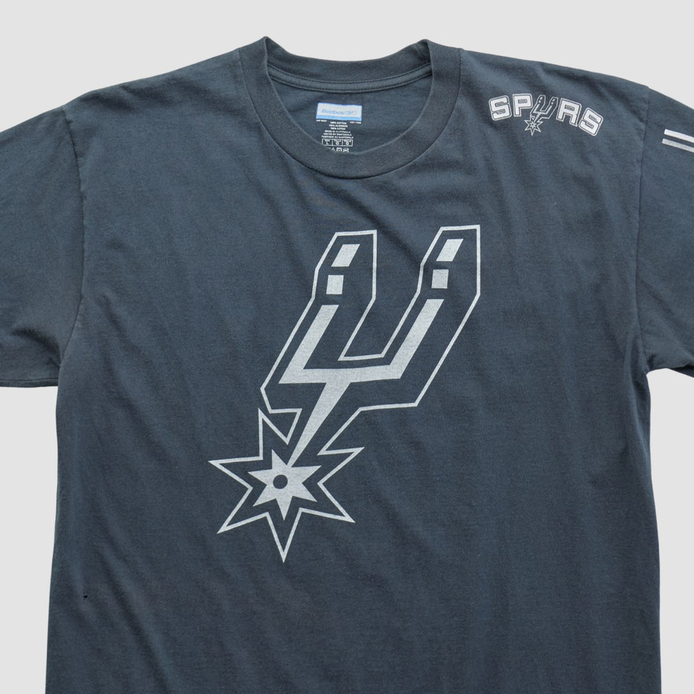 San Antonio Spurs Reebok 2000s T-shirt Black Vintage - NBA