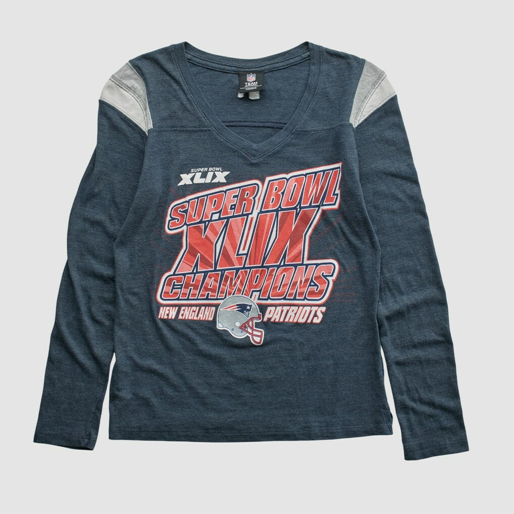 Super Bowl XLIX Team Edition Apparel 2015 Long Sleeve T-shirt Navy Vintage | Fanatics