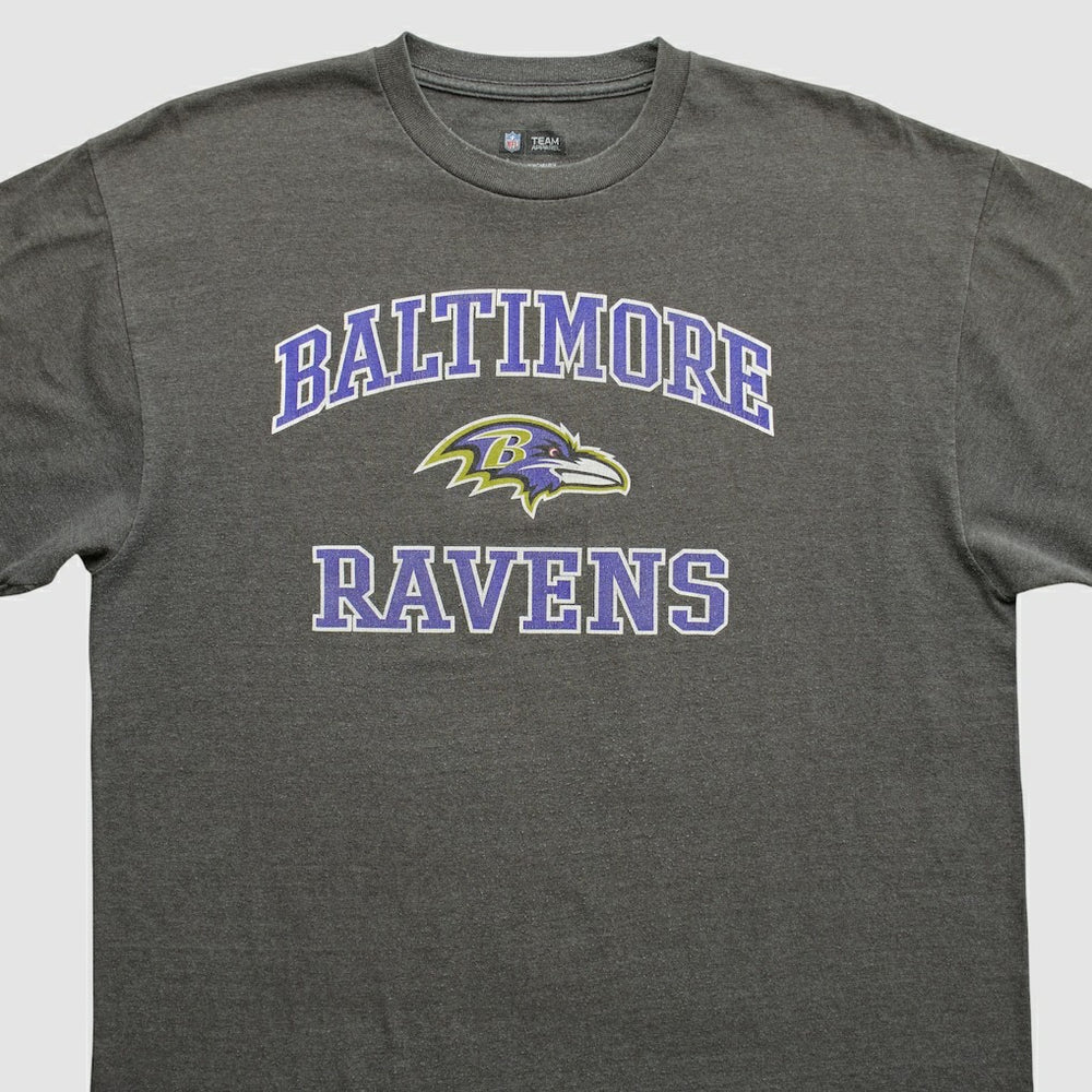 Baltimore Ravens NFL 2010s T-shirt Dark Heather Gray Vintage | Fanatics