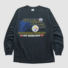 Super Bowl XL Alstyle 2006 Long Sleeve T-shirt Black Vintage | Fanatics