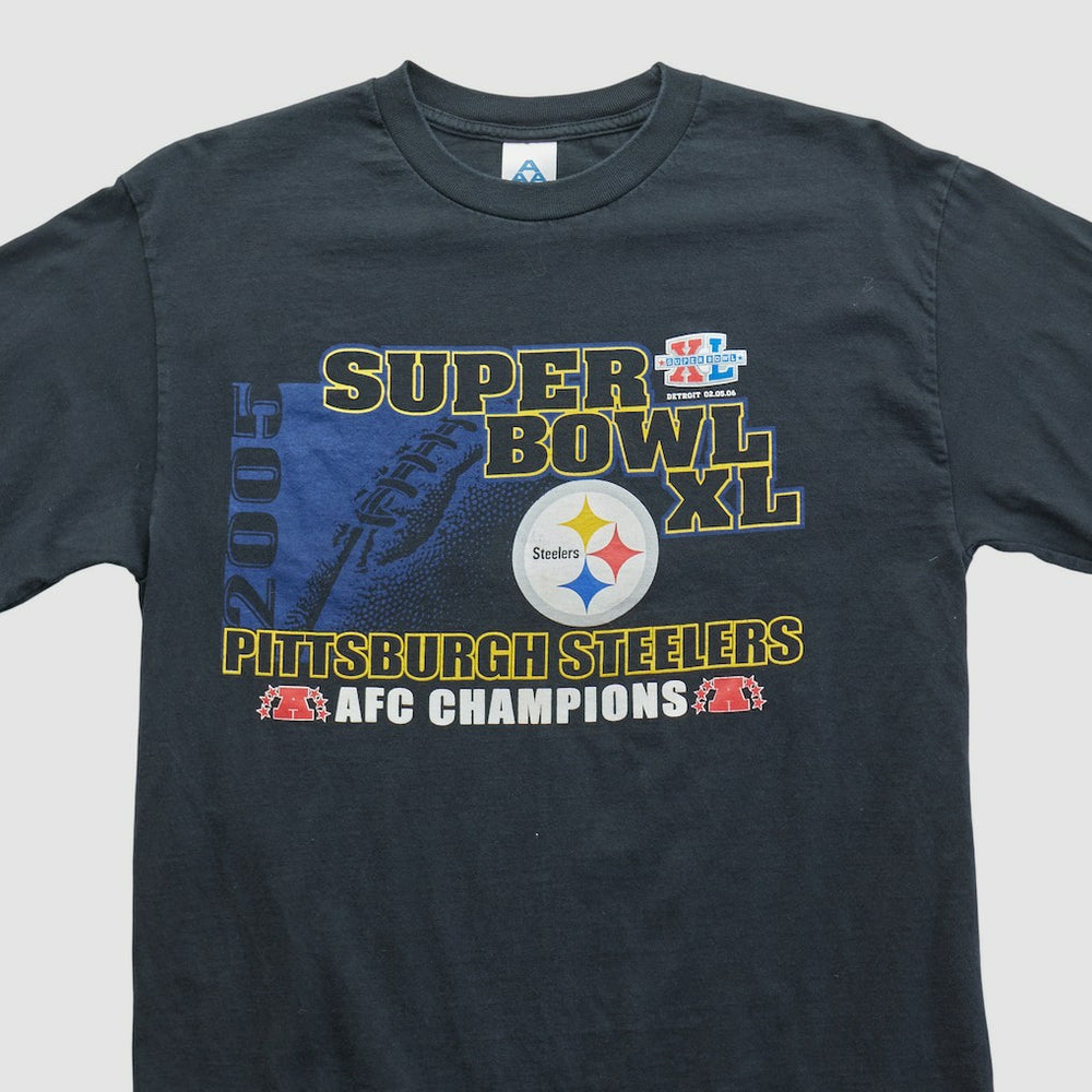 Super Bowl XL Alstyle 2006 Long Sleeve T-shirt Black Vintage | Fanatics