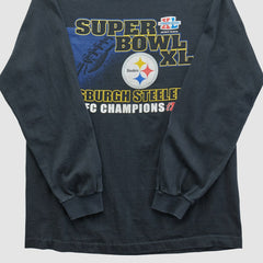 Super Bowl XL Alstyle 2006 Long Sleeve T-shirt Black Vintage | Fanatics