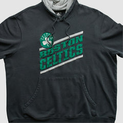 Boston Celtics 2010s Hooded Pullover Sweatshirt Black Vintage - NBA