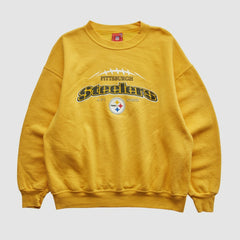 Pittsburgh Steelers NFL 2000s Pullover Sweatshirt Yellow Vintage | Fanatics