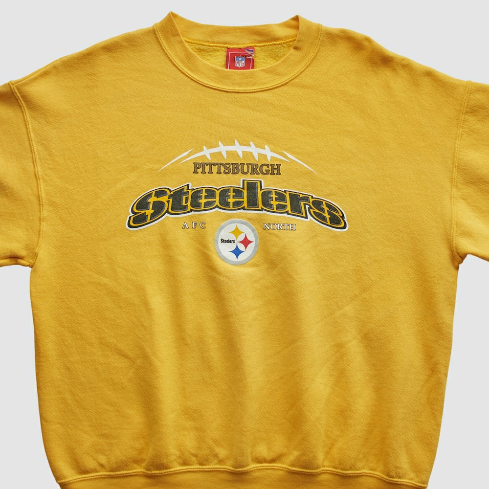 Pittsburgh Steelers NFL 2000s Pullover Sweatshirt Yellow Vintage | Fanatics