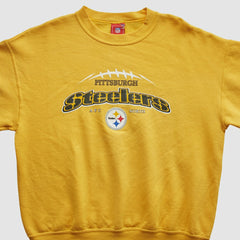 Pittsburgh Steelers NFL 2000s Pullover Sweatshirt Yellow Vintage | Fanatics