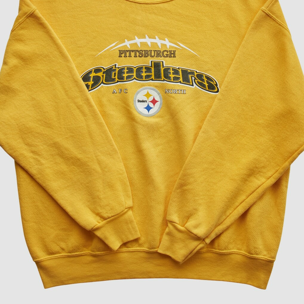 Pittsburgh Steelers NFL 2000s Pullover Sweatshirt Yellow Vintage | Fanatics