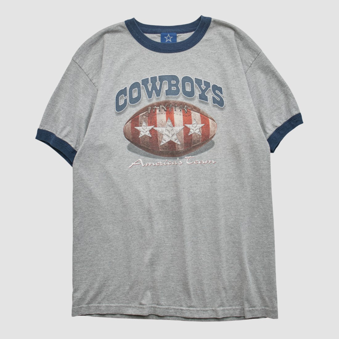 Dallas Cowboys Cowboys Authentic Apparel 2000s T-shirt Heather Gray Vintage | Fanatics
