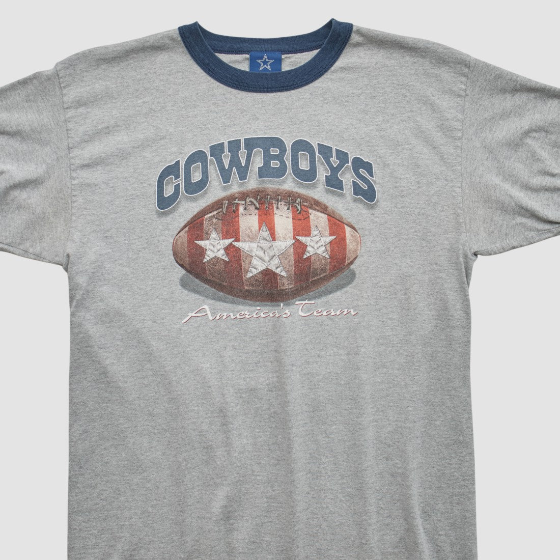 Dallas Cowboys Cowboys Authentic Apparel 2000s T-shirt Heather Gray Vintage | Fanatics