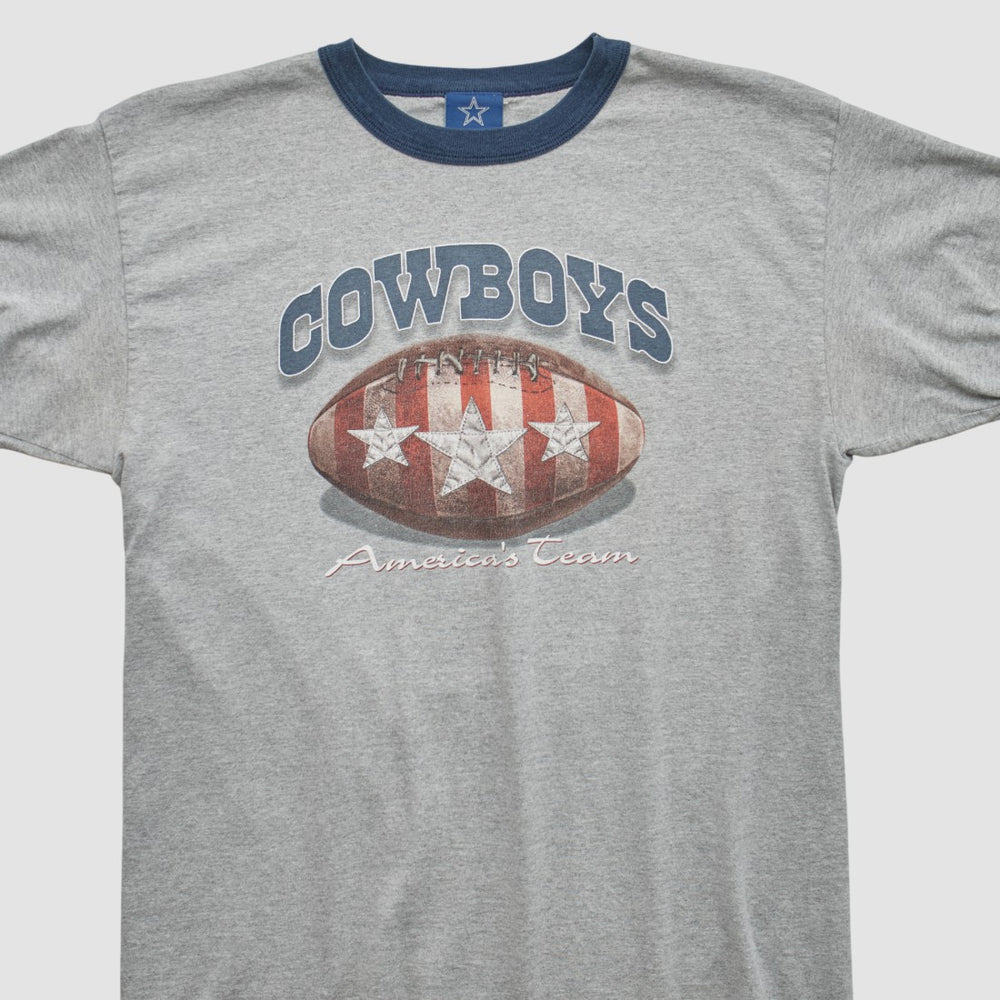 Dallas Cowboys Cowboys Authentic Apparel 2000s T-shirt Heather Gray Vintage | Fanatics