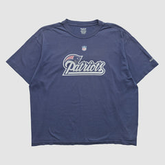 New England Patriots Reebok 2000s T-shirt Navy Vintage | Fanatics