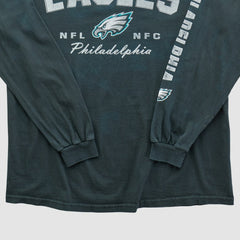 Philadelphia Eagles NFL 2000s Long Sleeve T-shirt Charcoal Vintage | Fanatics