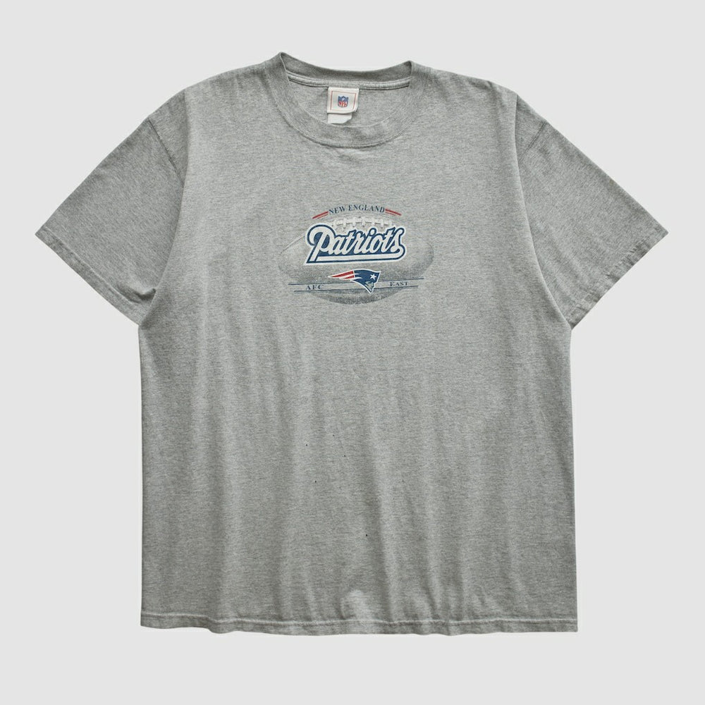 New England Patriots NFL 2000s T-shirt Heather Gray Vintage | Fanatics