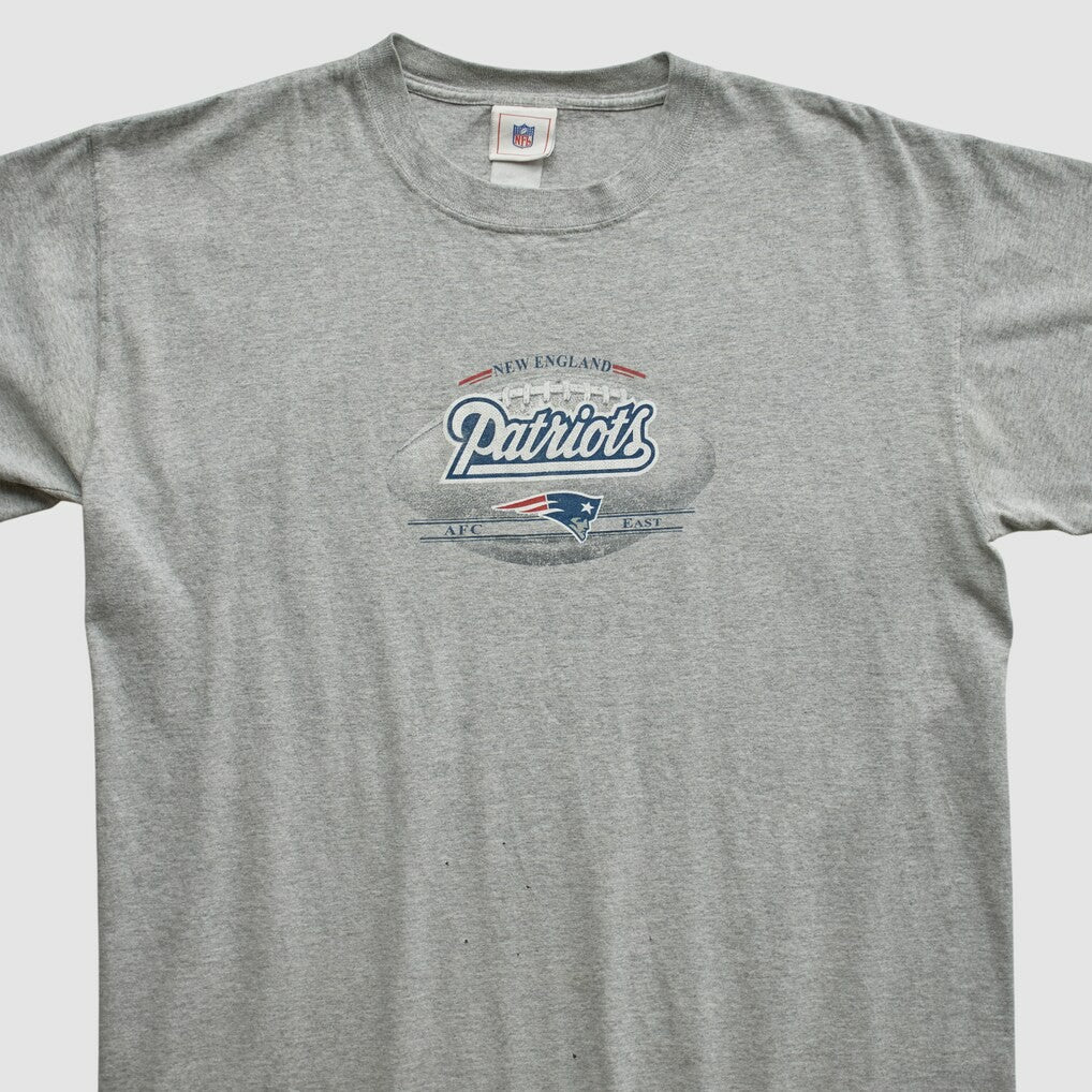 New England Patriots NFL 2000s T-shirt Heather Gray Vintage | Fanatics