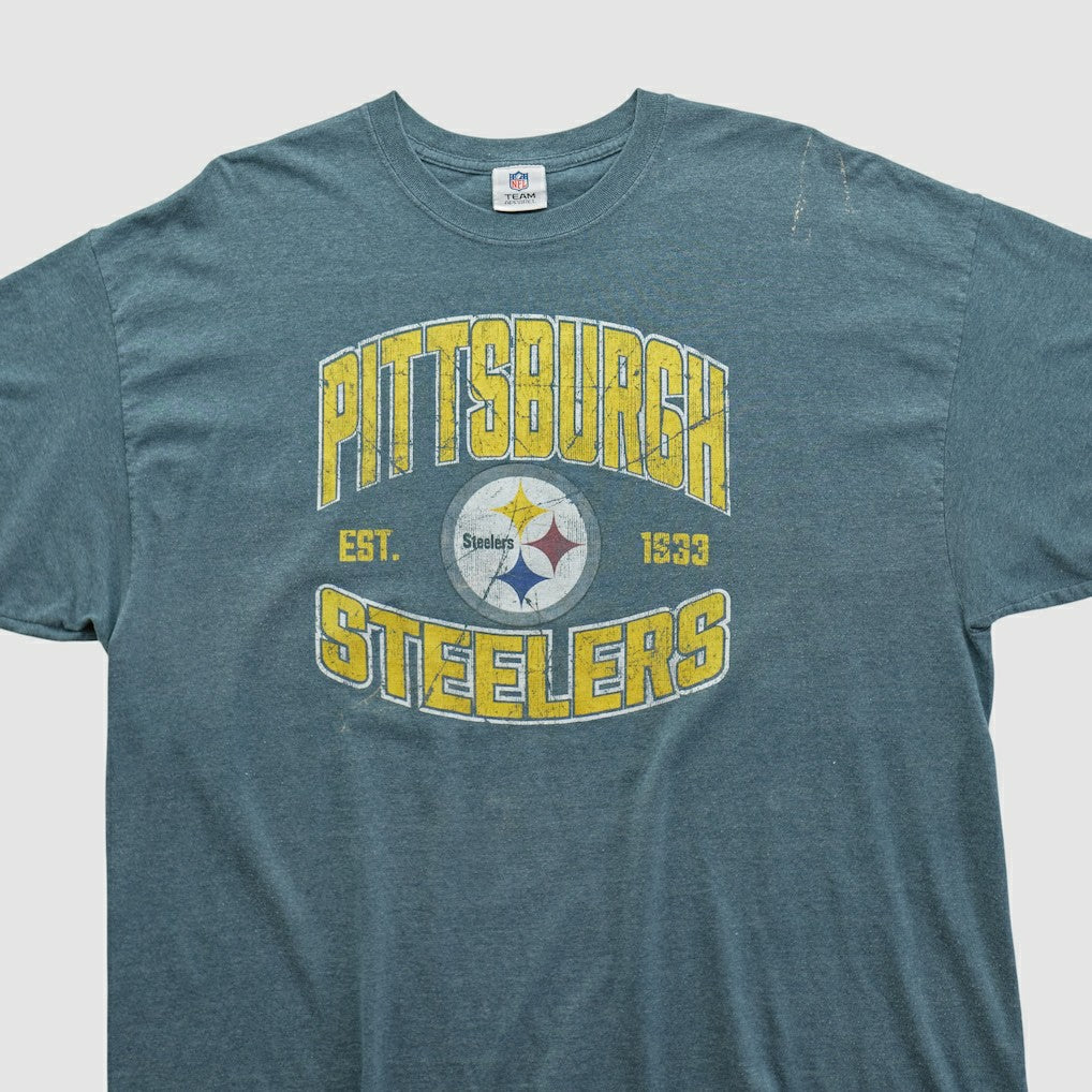 Pittsburgh Steelers NFL 2010s T-shirt Teal Vintage | Fanatics
