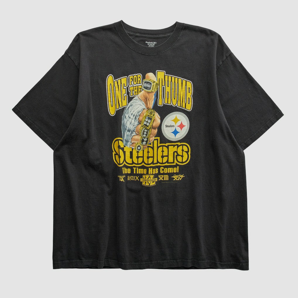 Pittsburgh Steelers Reebok 2006 T-shirt Black Vintage | Fanatics