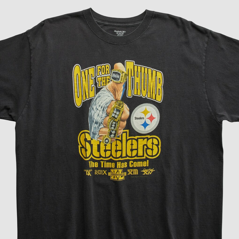 Pittsburgh Steelers Reebok 2006 T-shirt Black Vintage | Fanatics