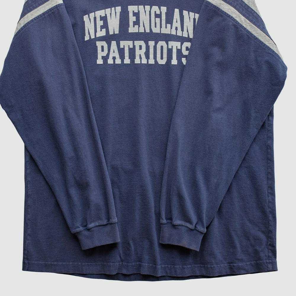 New England Patriots NFL 2000s Long Sleeve T-shirt Navy Vintage | Fanatics