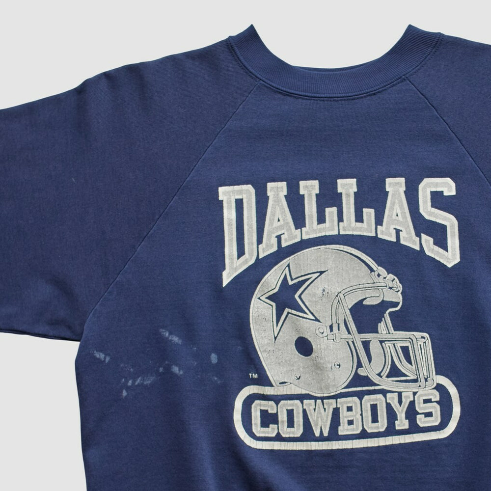 Dallas Cowboys Logo 7 80s Pullover Sweatshirt Navy Vintage | Fanatics