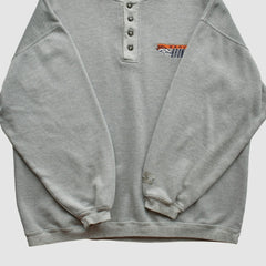 Denver Broncos Starter 90s Pullover Sweatshirt Heather Gray Vintage | Fanatics