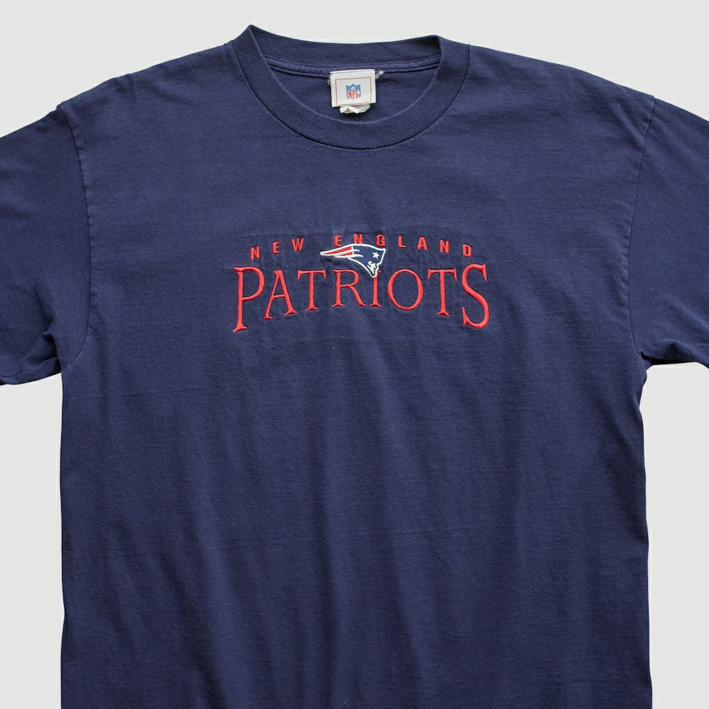 New England Patriots NFL 2000s Long Sleeve T-shirt Navy Vintage | Fanatics