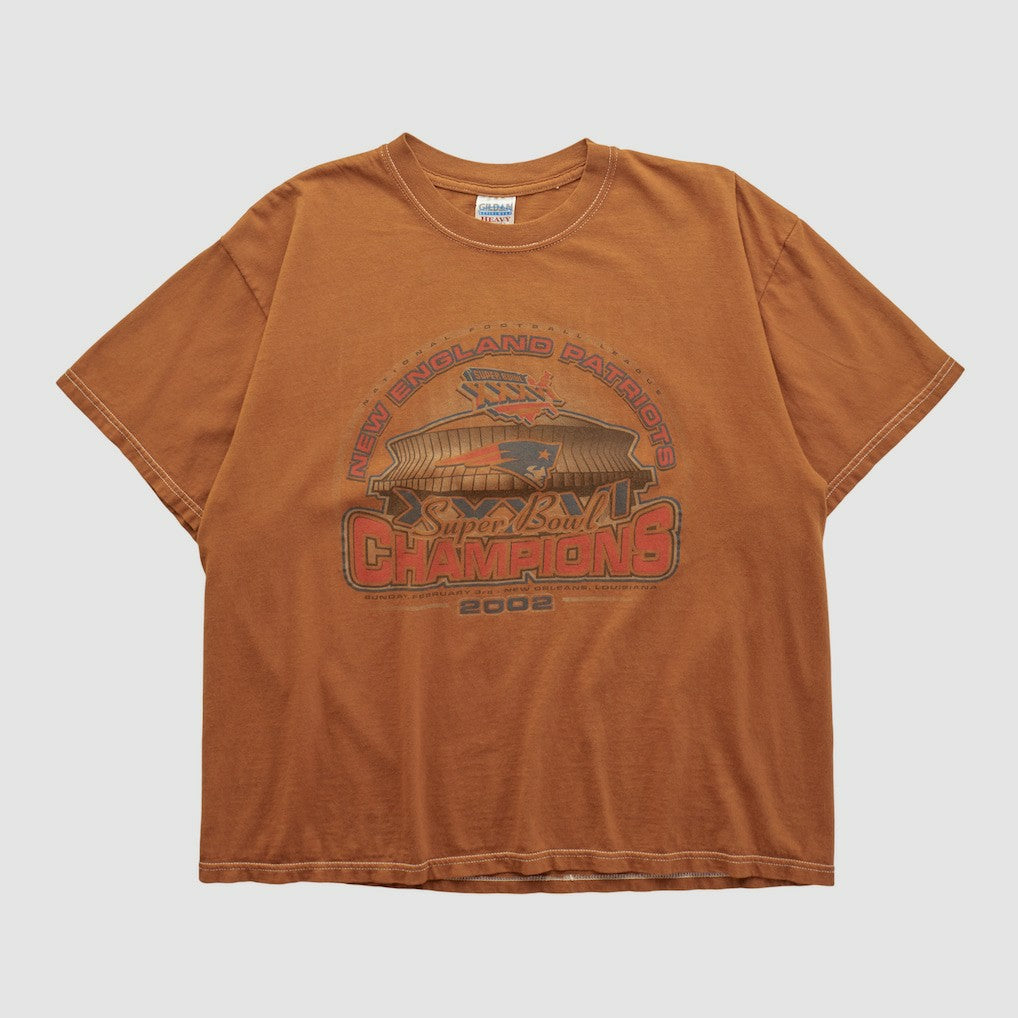 Super Bowl XXXVI Gildan 2002 T-shirt Clay Vintage | Fanatics