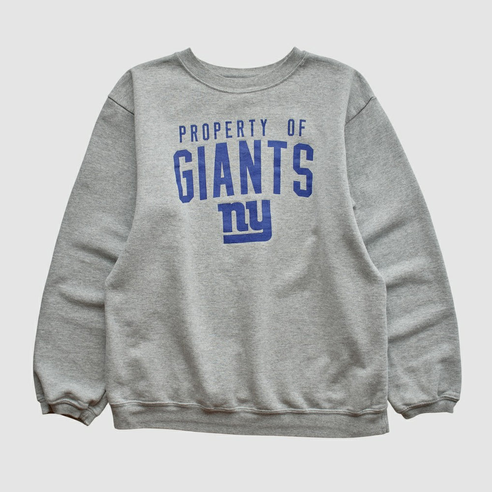 New York Giants Reebok 2000s Pullover Sweatshirt Heather Gray Vintage | Fanatics
