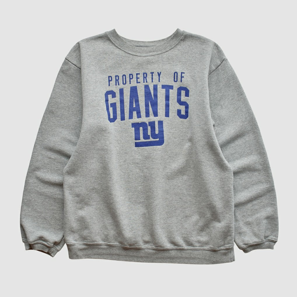 New York Giants Reebok 2000s Pullover Sweatshirt Heather Gray Vintage | Fanatics