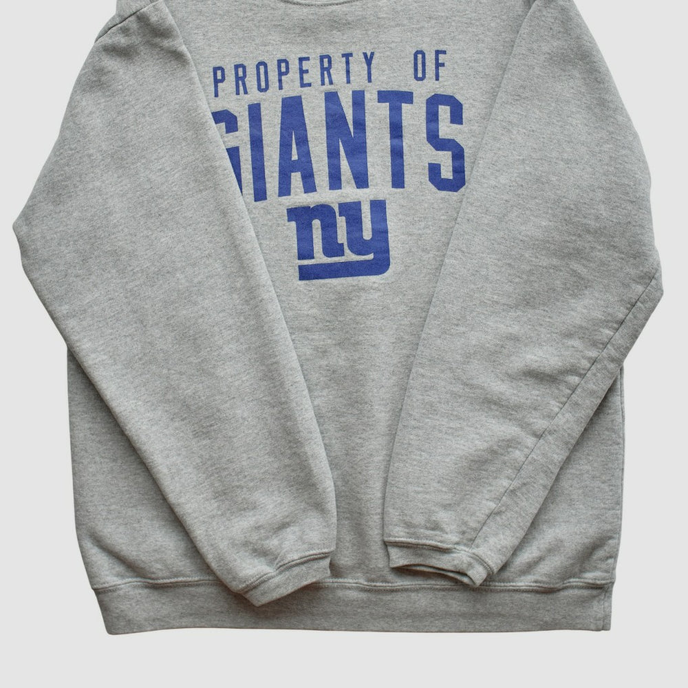 New York Giants Reebok 2000s Pullover Sweatshirt Heather Gray Vintage | Fanatics