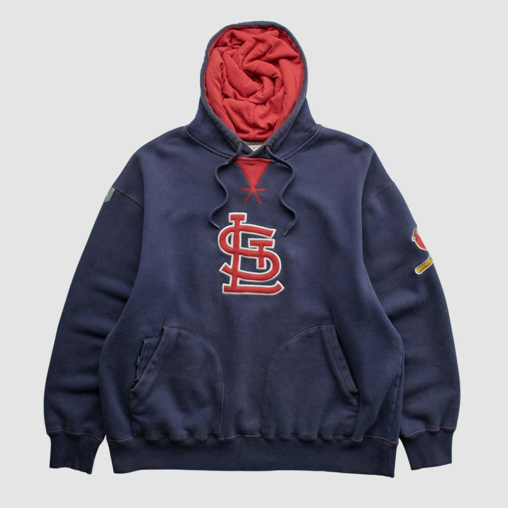 St. Louis Cardinals Majestic 2000s Hooded Pullover Sweatshirt - MLB
