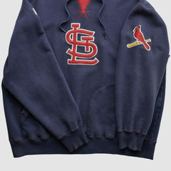 St. Louis Cardinals Majestic 2000s Hooded Pullover Sweatshirt - MLB