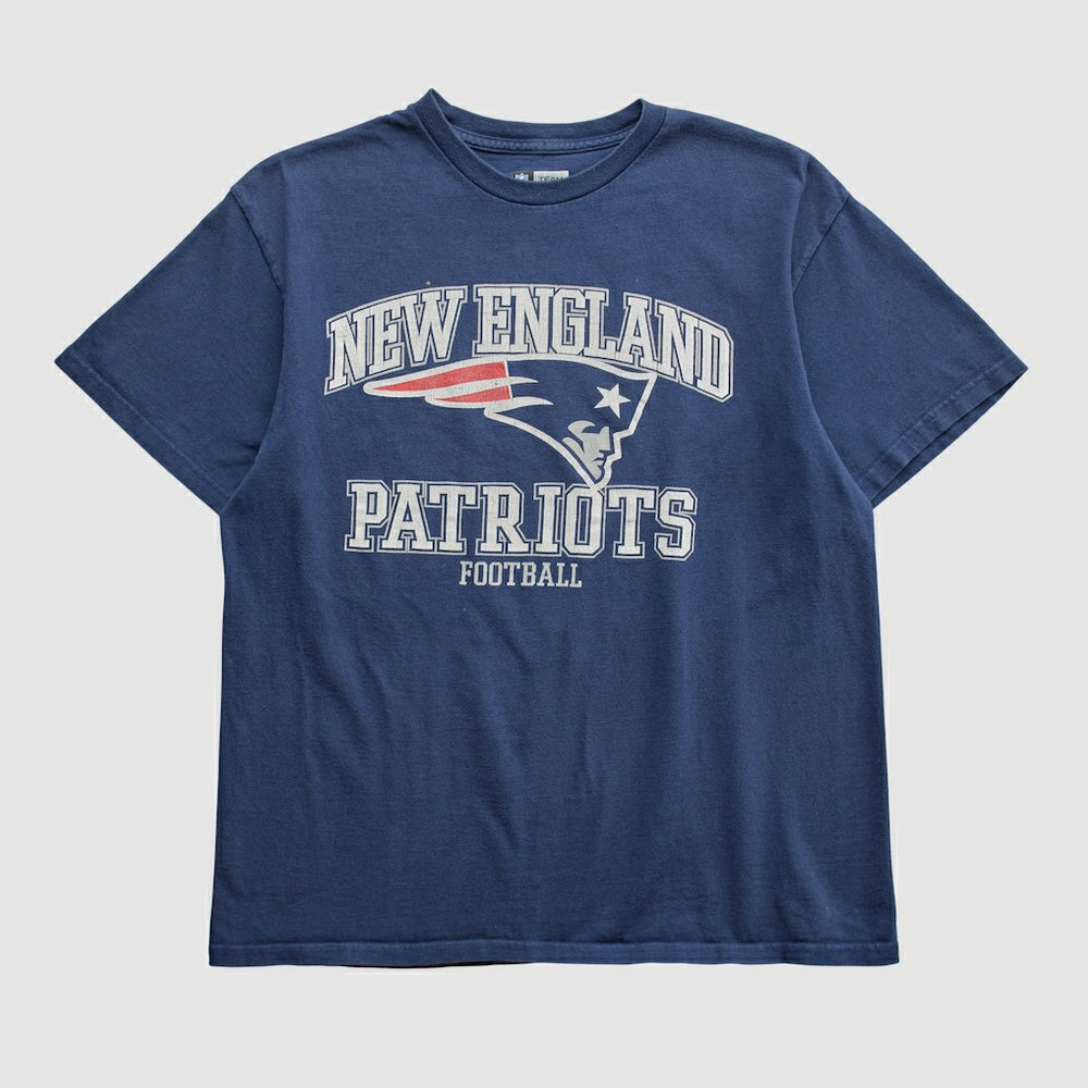 New England Patriots NFL 2000s T-shirt Navy Vintage | Fanatics