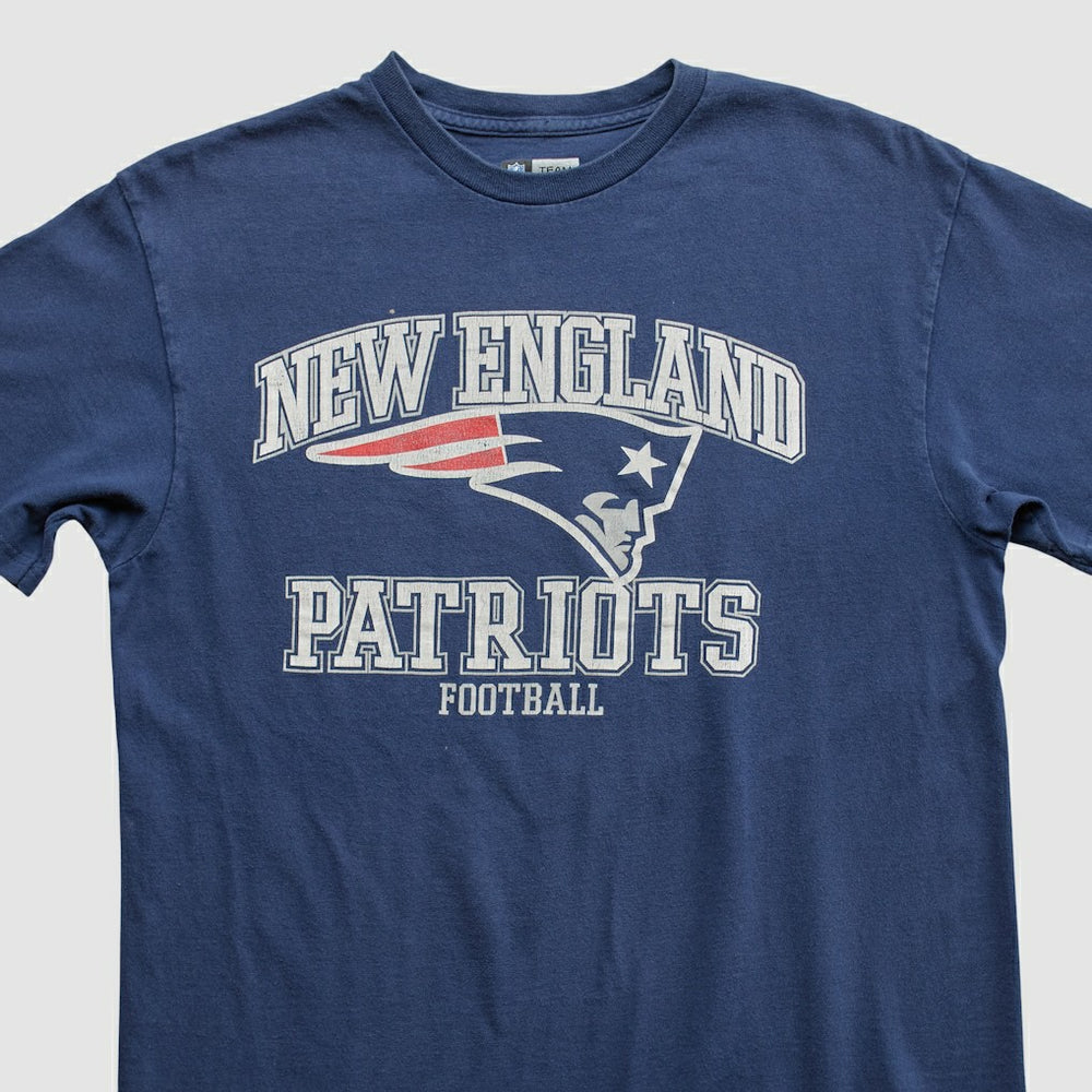 New England Patriots NFL 2000s T-shirt Navy Vintage | Fanatics