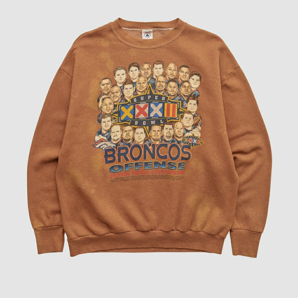Denver Broncos Delta 1998 Pullover Sweatshirt Clay Vintage | Fanatics