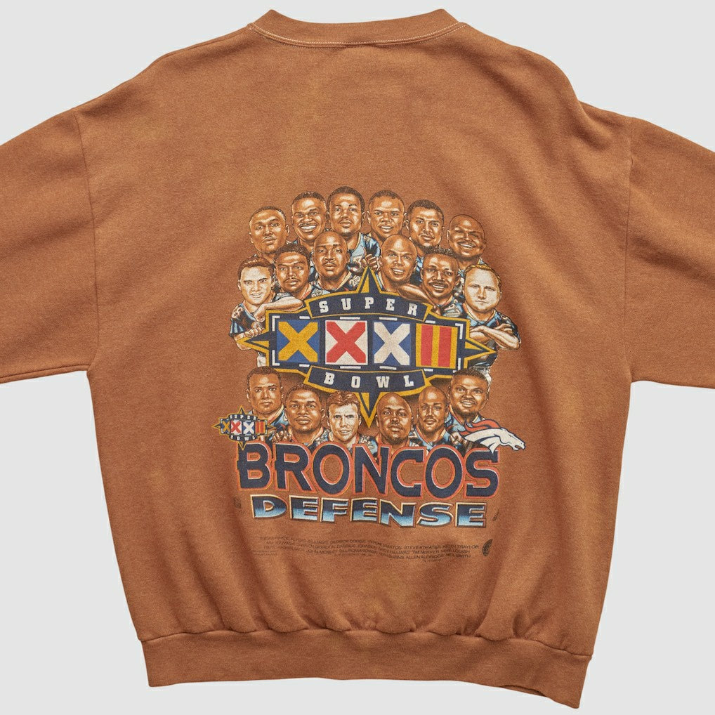 Denver Broncos Delta 1998 Pullover Sweatshirt Clay Vintage | Fanatics