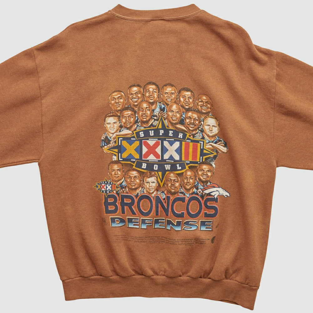 Denver Broncos Delta 1998 Pullover Sweatshirt Clay Vintage | Fanatics